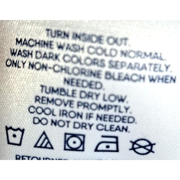 Lands' End XS Multicolor Long Sleeve Hoodie Cover-up Pullover Kangaroo Pocket - Picture 6 of 6